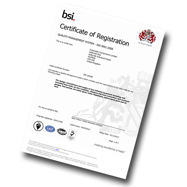 BSI certificate BSI certificate